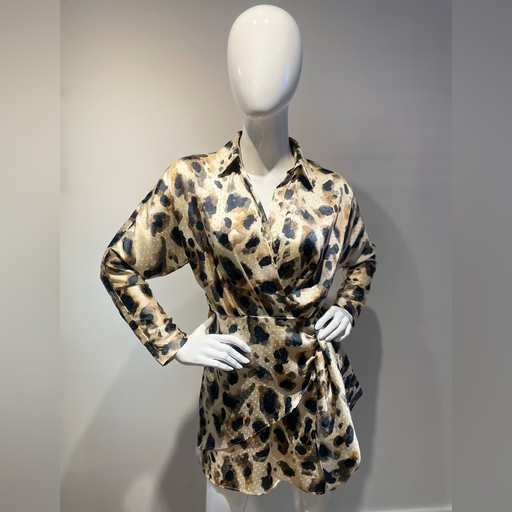 Leopard print dress